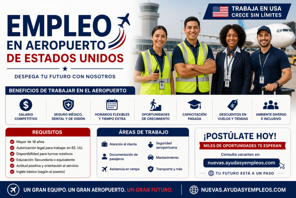 empleo en aeropuerto